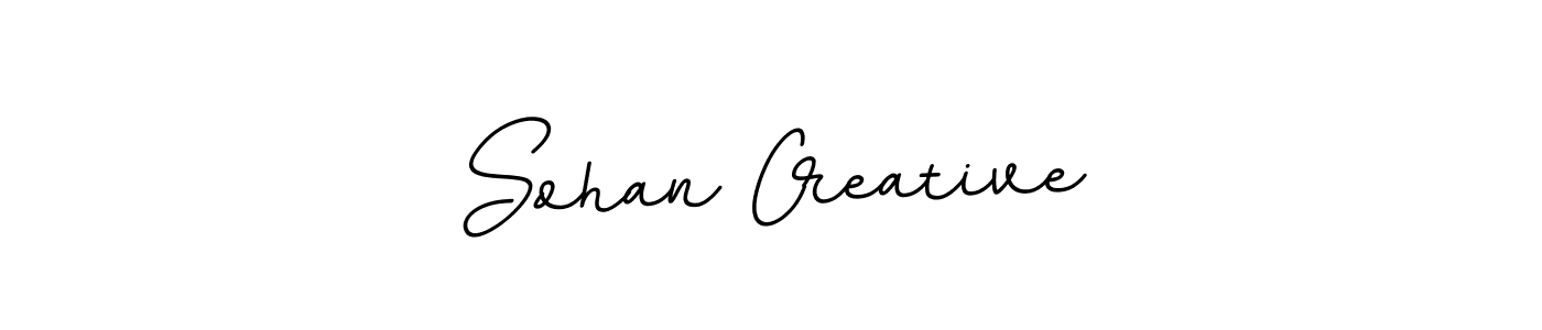 Use a signature maker to create a handwritten signature online. With this signature software, you can design (BallpointsItalic-DORy9) your own signature for name Sohan Creative. Sohan Creative signature style 11 images and pictures png