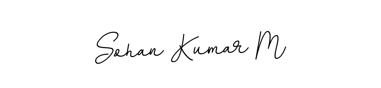 Also we have Sohan Kumar M name is the best signature style. Create professional handwritten signature collection using BallpointsItalic-DORy9 autograph style. Sohan Kumar M signature style 11 images and pictures png