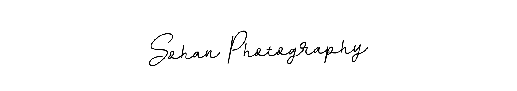 How to make Sohan Photography name signature. Use BallpointsItalic-DORy9 style for creating short signs online. This is the latest handwritten sign. Sohan Photography signature style 11 images and pictures png
