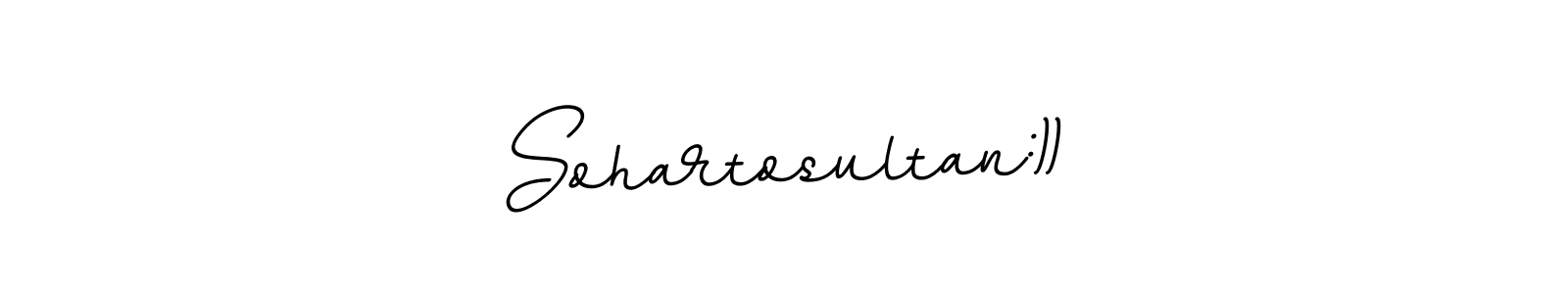 Also we have Sohartosultan:)) name is the best signature style. Create professional handwritten signature collection using BallpointsItalic-DORy9 autograph style. Sohartosultan:)) signature style 11 images and pictures png