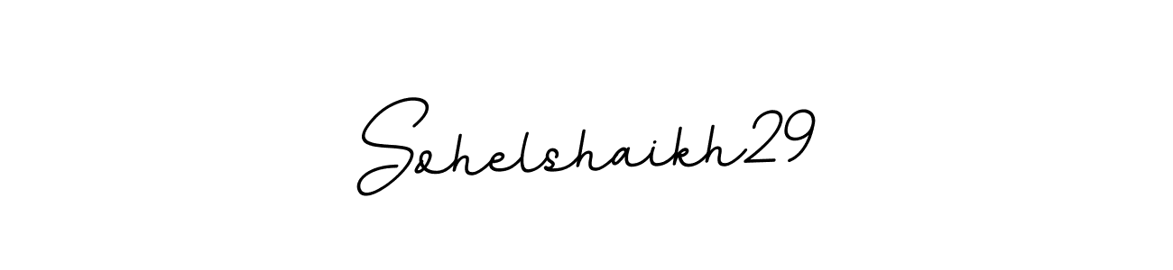 Also we have Sohelshaikh29 name is the best signature style. Create professional handwritten signature collection using BallpointsItalic-DORy9 autograph style. Sohelshaikh29 signature style 11 images and pictures png