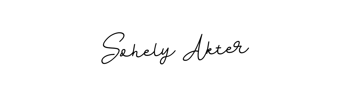 Use a signature maker to create a handwritten signature online. With this signature software, you can design (BallpointsItalic-DORy9) your own signature for name Sohely Akter. Sohely Akter signature style 11 images and pictures png