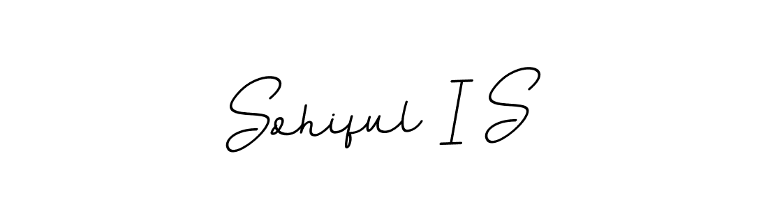 Use a signature maker to create a handwritten signature online. With this signature software, you can design (BallpointsItalic-DORy9) your own signature for name Sohiful I S. Sohiful I S signature style 11 images and pictures png