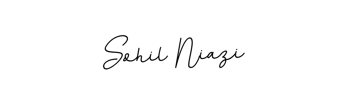 Use a signature maker to create a handwritten signature online. With this signature software, you can design (BallpointsItalic-DORy9) your own signature for name Sohil Niazi. Sohil Niazi signature style 11 images and pictures png