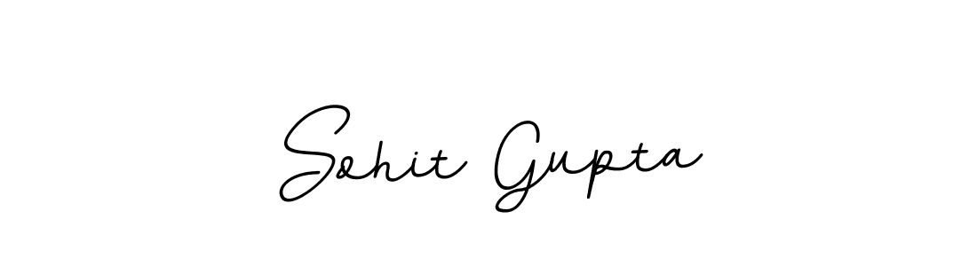 Sohit Gupta stylish signature style. Best Handwritten Sign (BallpointsItalic-DORy9) for my name. Handwritten Signature Collection Ideas for my name Sohit Gupta. Sohit Gupta signature style 11 images and pictures png