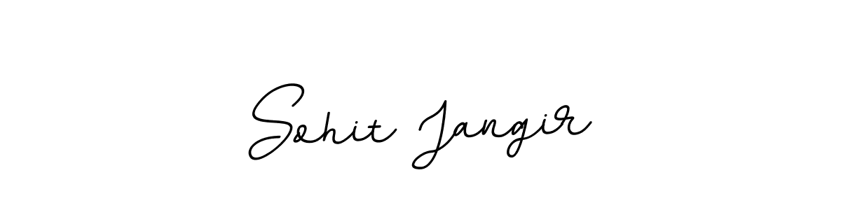 Make a beautiful signature design for name Sohit Jangir. With this signature (BallpointsItalic-DORy9) style, you can create a handwritten signature for free. Sohit Jangir signature style 11 images and pictures png