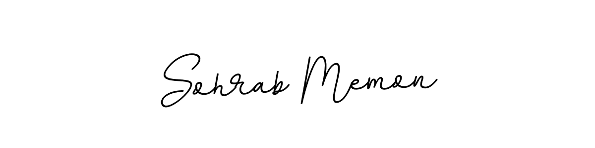 It looks lik you need a new signature style for name Sohrab Memon. Design unique handwritten (BallpointsItalic-DORy9) signature with our free signature maker in just a few clicks. Sohrab Memon signature style 11 images and pictures png