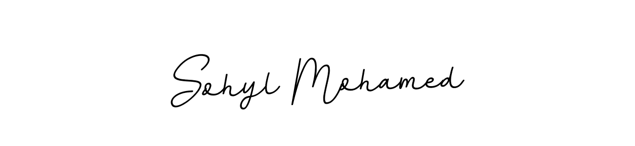 Create a beautiful signature design for name Sohyl Mohamed. With this signature (BallpointsItalic-DORy9) fonts, you can make a handwritten signature for free. Sohyl Mohamed signature style 11 images and pictures png