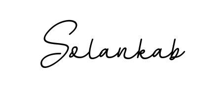 Make your name Solankab memorable on every contract using BallpointsItalic-DORy9 autograph style. Instant transparent background export available. Solankab signature style 11 images and pictures png