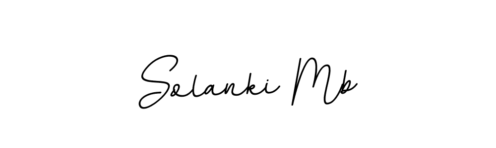 How to make Solanki Mb name signature. Use BallpointsItalic-DORy9 style for creating short signs online. This is the latest handwritten sign. Solanki Mb signature style 11 images and pictures png