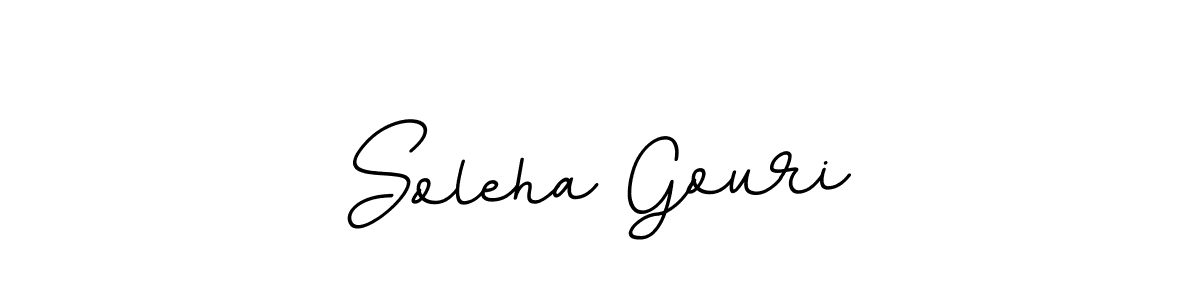 Use a signature maker to create a handwritten signature online. With this signature software, you can design (BallpointsItalic-DORy9) your own signature for name Soleha Gouri. Soleha Gouri signature style 11 images and pictures png