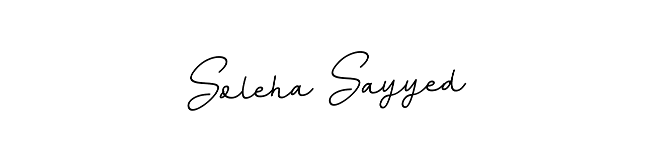 This is the best signature style for the Soleha Sayyed name. Also you like these signature font (BallpointsItalic-DORy9). Mix name signature. Soleha Sayyed signature style 11 images and pictures png