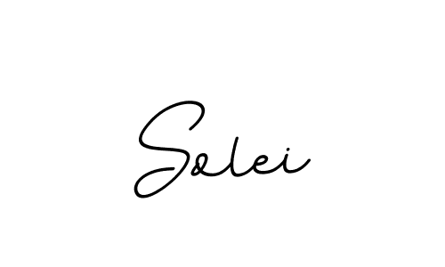 Solei stylish signature style. Best Handwritten Sign (BallpointsItalic-DORy9) for my name. Handwritten Signature Collection Ideas for my name Solei. Solei signature style 11 images and pictures png