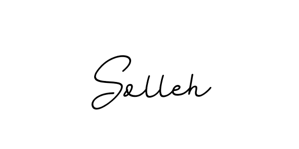 Solleh stylish signature style. Best Handwritten Sign (BallpointsItalic-DORy9) for my name. Handwritten Signature Collection Ideas for my name Solleh. Solleh signature style 11 images and pictures png