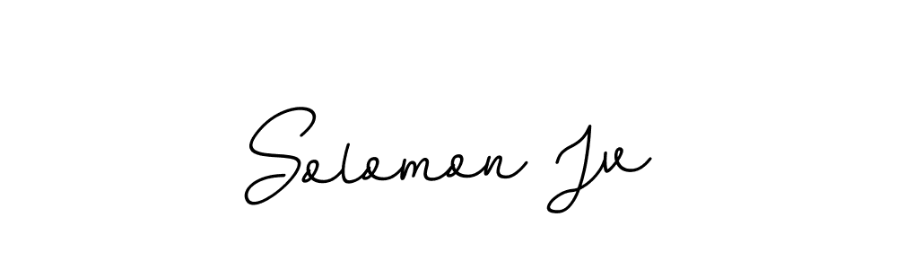 It looks lik you need a new signature style for name Solomon Jv. Design unique handwritten (BallpointsItalic-DORy9) signature with our free signature maker in just a few clicks. Solomon Jv signature style 11 images and pictures png