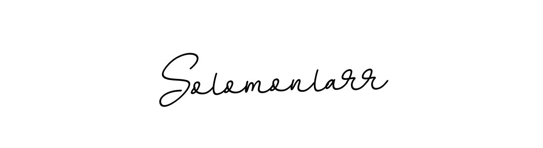How to make Solomonlarr name signature. Use BallpointsItalic-DORy9 style for creating short signs online. This is the latest handwritten sign. Solomonlarr signature style 11 images and pictures png