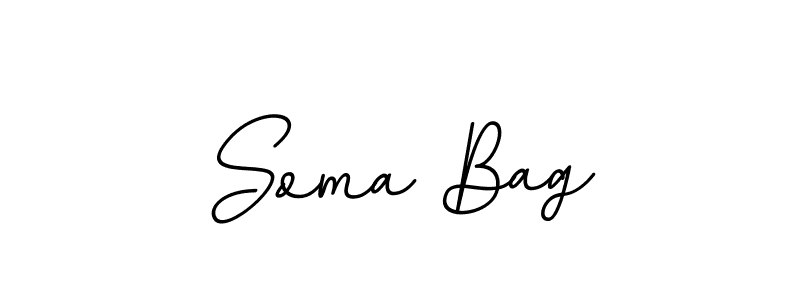 Make a beautiful signature design for name Soma Bag. Use this online signature maker to create a handwritten signature for free. Soma Bag signature style 11 images and pictures png