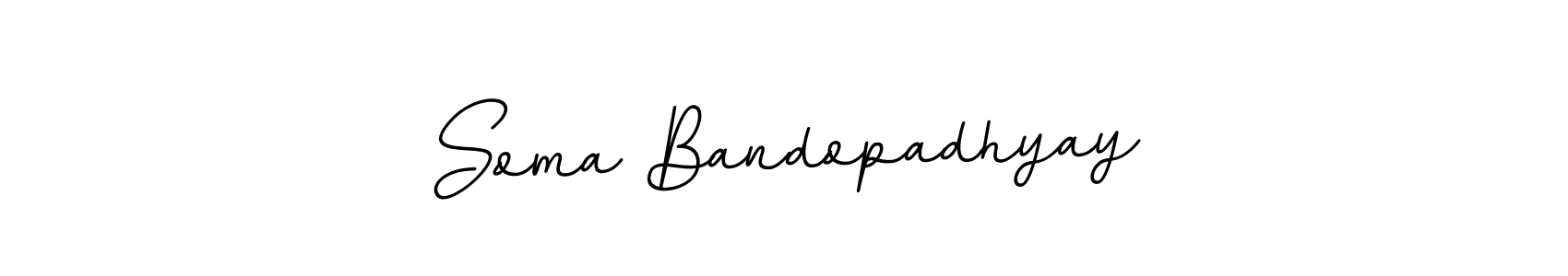 Soma Bandopadhyay stylish signature style. Best Handwritten Sign (BallpointsItalic-DORy9) for my name. Handwritten Signature Collection Ideas for my name Soma Bandopadhyay. Soma Bandopadhyay signature style 11 images and pictures png