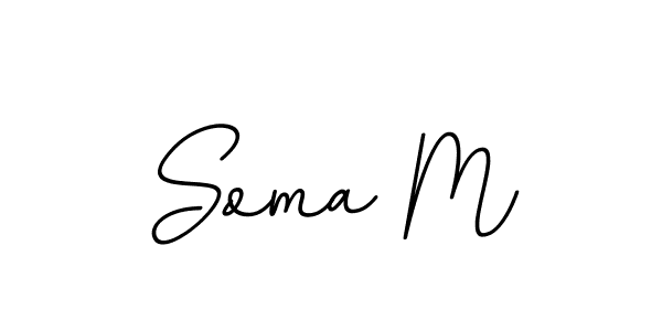 Make a beautiful signature design for name Soma M. Use this online signature maker to create a handwritten signature for free. Soma M signature style 11 images and pictures png