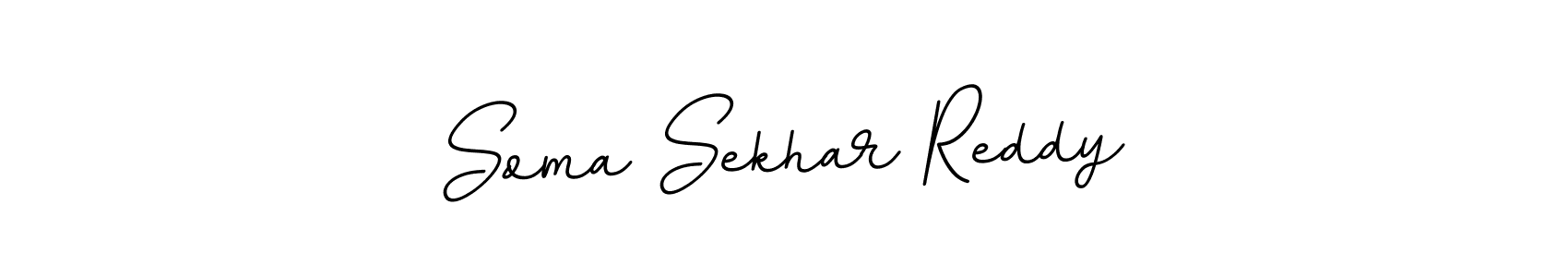 Make a beautiful signature design for name Soma Sekhar Reddy. Use this online signature maker to create a handwritten signature for free. Soma Sekhar Reddy signature style 11 images and pictures png