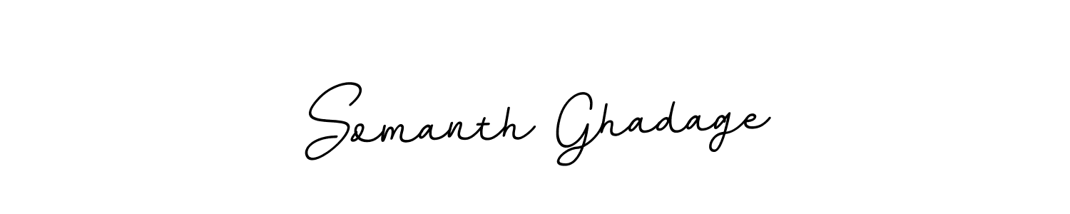 Make a short Somanth Ghadage signature style. Manage your documents anywhere anytime using BallpointsItalic-DORy9. Create and add eSignatures, submit forms, share and send files easily. Somanth Ghadage signature style 11 images and pictures png