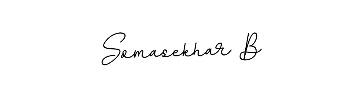 Create a beautiful signature design for name Somasekhar B. With this signature (BallpointsItalic-DORy9) fonts, you can make a handwritten signature for free. Somasekhar B signature style 11 images and pictures png