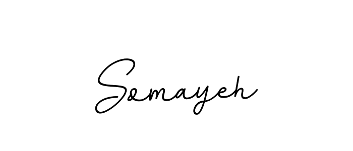 You should practise on your own different ways (BallpointsItalic-DORy9) to write your name (Somayeh) in signature. don't let someone else do it for you. Somayeh signature style 11 images and pictures png
