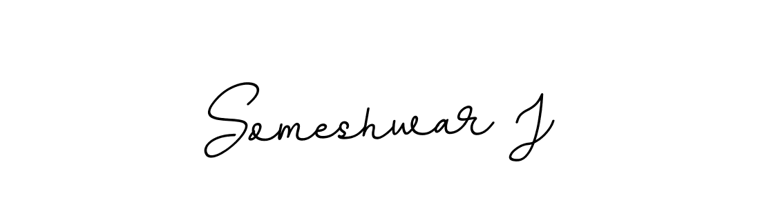 The best way (BallpointsItalic-DORy9) to make a short signature is to pick only two or three words in your name. The name Someshwar J include a total of six letters. For converting this name. Someshwar J signature style 11 images and pictures png