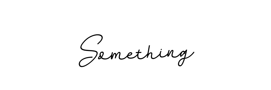 The best way (BallpointsItalic-DORy9) to make a short signature is to pick only two or three words in your name. The name Something include a total of six letters. For converting this name. Something signature style 11 images and pictures png