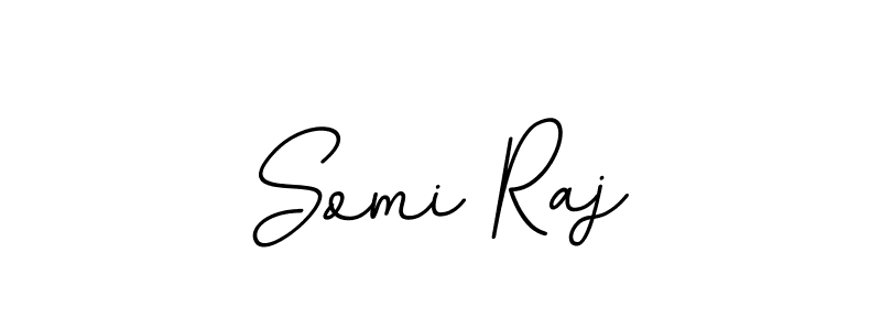 The best way (BallpointsItalic-DORy9) to make a short signature is to pick only two or three words in your name. The name Somi Raj include a total of six letters. For converting this name. Somi Raj signature style 11 images and pictures png