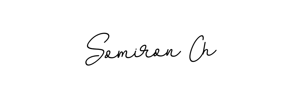 Create a beautiful signature design for name Somiron Ch. With this signature (BallpointsItalic-DORy9) fonts, you can make a handwritten signature for free. Somiron Ch signature style 11 images and pictures png