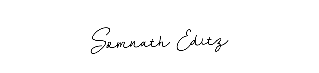 Create a beautiful signature design for name Somnath Editz. With this signature (BallpointsItalic-DORy9) fonts, you can make a handwritten signature for free. Somnath Editz signature style 11 images and pictures png