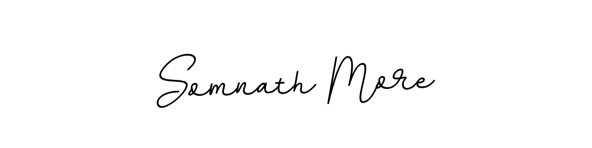 How to make Somnath More name signature. Use BallpointsItalic-DORy9 style for creating short signs online. This is the latest handwritten sign. Somnath More signature style 11 images and pictures png