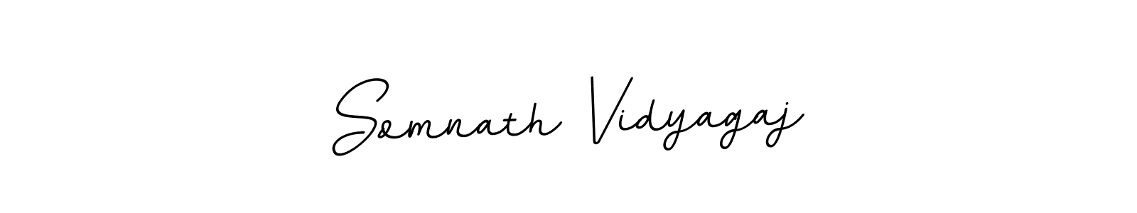 Design your own signature with our free online signature maker. With this signature software, you can create a handwritten (BallpointsItalic-DORy9) signature for name Somnath Vidyagaj. Somnath Vidyagaj signature style 11 images and pictures png