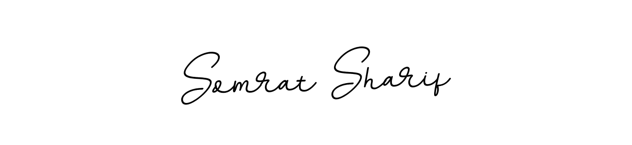 Make a beautiful signature design for name Somrat Sharif. With this signature (BallpointsItalic-DORy9) style, you can create a handwritten signature for free. Somrat Sharif signature style 11 images and pictures png