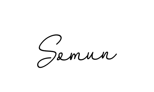 You should practise on your own different ways (BallpointsItalic-DORy9) to write your name (Somun) in signature. don't let someone else do it for you. Somun signature style 11 images and pictures png