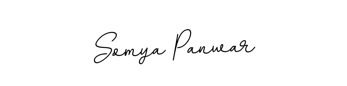 Create a beautiful signature design for name Somya Panwar. With this signature (BallpointsItalic-DORy9) fonts, you can make a handwritten signature for free. Somya Panwar signature style 11 images and pictures png