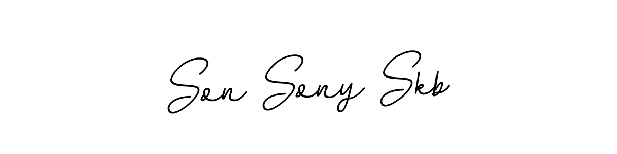 if you are searching for the best signature style for your name Son Sony Skb. so please give up your signature search. here we have designed multiple signature styles  using BallpointsItalic-DORy9. Son Sony Skb signature style 11 images and pictures png