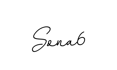 Create a beautiful signature design for name Sona6. With this signature (BallpointsItalic-DORy9) fonts, you can make a handwritten signature for free. Sona6 signature style 11 images and pictures png