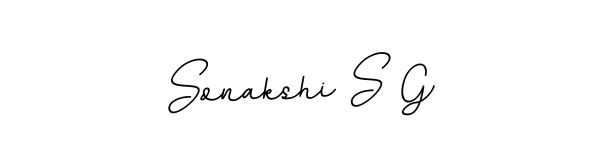 BallpointsItalic-DORy9 is a professional signature style that is perfect for those who want to add a touch of class to their signature. It is also a great choice for those who want to make their signature more unique. Get Sonakshi S G name to fancy signature for free. Sonakshi S G signature style 11 images and pictures png