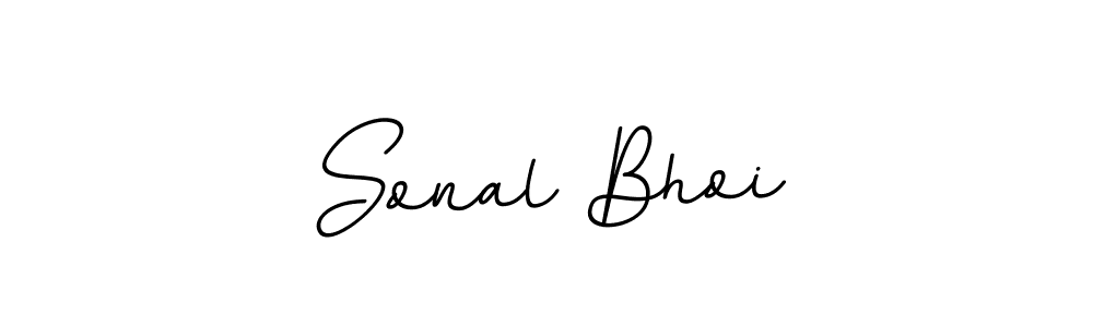 Use a signature maker to create a handwritten signature online. With this signature software, you can design (BallpointsItalic-DORy9) your own signature for name Sonal Bhoi. Sonal Bhoi signature style 11 images and pictures png