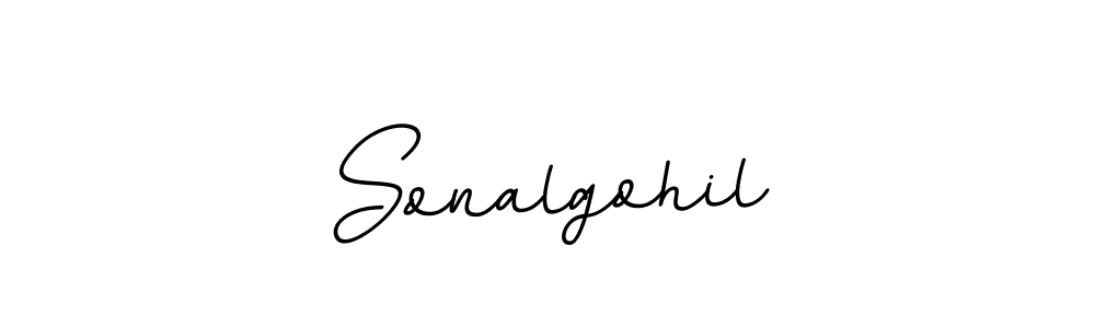 Sonalgohil stylish signature style. Best Handwritten Sign (BallpointsItalic-DORy9) for my name. Handwritten Signature Collection Ideas for my name Sonalgohil. Sonalgohil signature style 11 images and pictures png