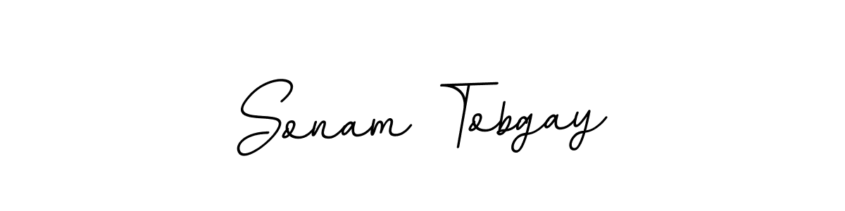 Sonam Tobgay stylish signature style. Best Handwritten Sign (BallpointsItalic-DORy9) for my name. Handwritten Signature Collection Ideas for my name Sonam Tobgay. Sonam Tobgay signature style 11 images and pictures png