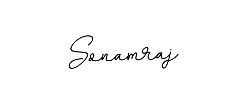 Create a beautiful signature design for name Sonamraj. With this signature (BallpointsItalic-DORy9) fonts, you can make a handwritten signature for free. Sonamraj signature style 11 images and pictures png