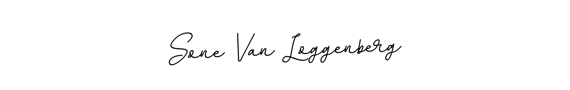 You should practise on your own different ways (BallpointsItalic-DORy9) to write your name (Sone Van Loggenberg) in signature. don't let someone else do it for you. Sone Van Loggenberg signature style 11 images and pictures png