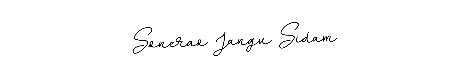 BallpointsItalic-DORy9 is a professional signature style that is perfect for those who want to add a touch of class to their signature. It is also a great choice for those who want to make their signature more unique. Get Sonerao Jangu Sidam name to fancy signature for free. Sonerao Jangu Sidam signature style 11 images and pictures png