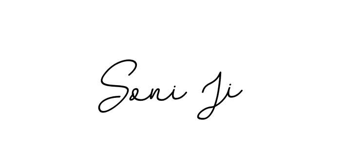 Check out images of Autograph of Soni Ji name. Actor Soni Ji Signature Style. BallpointsItalic-DORy9 is a professional sign style online. Soni Ji signature style 11 images and pictures png