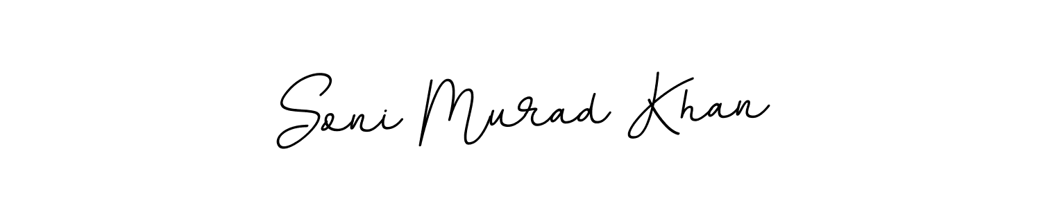 You should practise on your own different ways (BallpointsItalic-DORy9) to write your name (Soni Murad Khan) in signature. don't let someone else do it for you. Soni Murad Khan signature style 11 images and pictures png