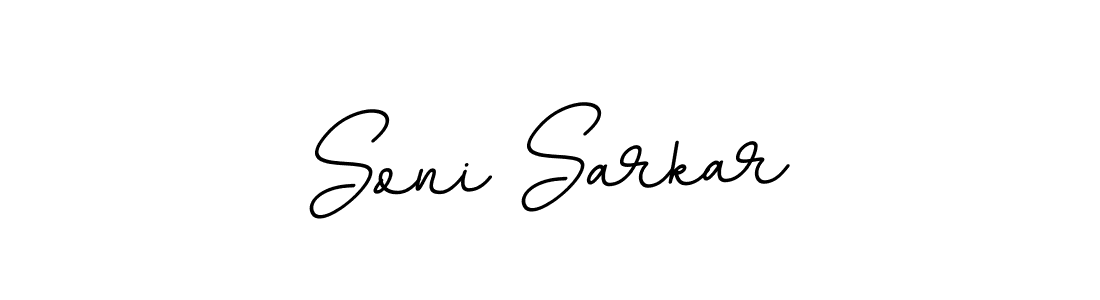 Create a beautiful signature design for name Soni Sarkar. With this signature (BallpointsItalic-DORy9) fonts, you can make a handwritten signature for free. Soni Sarkar signature style 11 images and pictures png