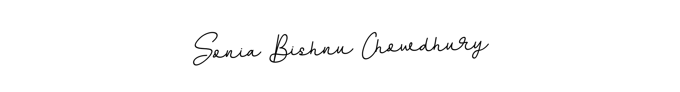 Design your own signature with our free online signature maker. With this signature software, you can create a handwritten (BallpointsItalic-DORy9) signature for name Sonia Bishnu Chowdhury. Sonia Bishnu Chowdhury signature style 11 images and pictures png